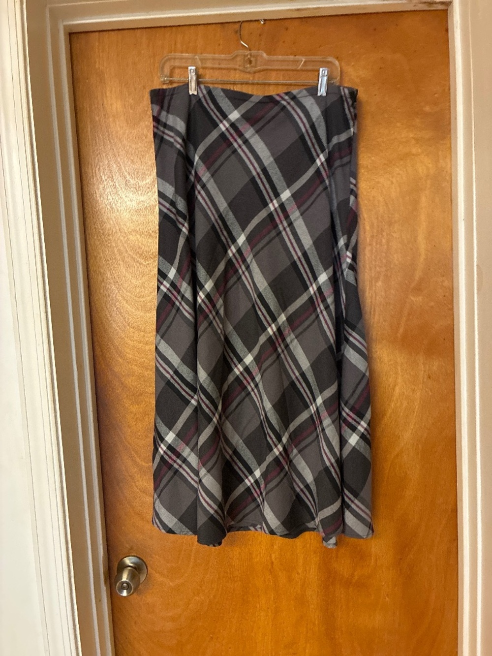 Croft and Barrow Plaid  maxi skirt Vintage